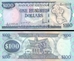 *100 Dolárov Guyana 1999-2005, P31 UNC - Kliknutím na obrázok zatvorte -